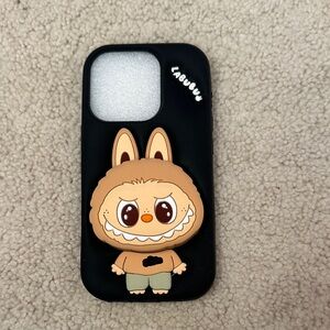 Labubu Black and Brown Phone Case